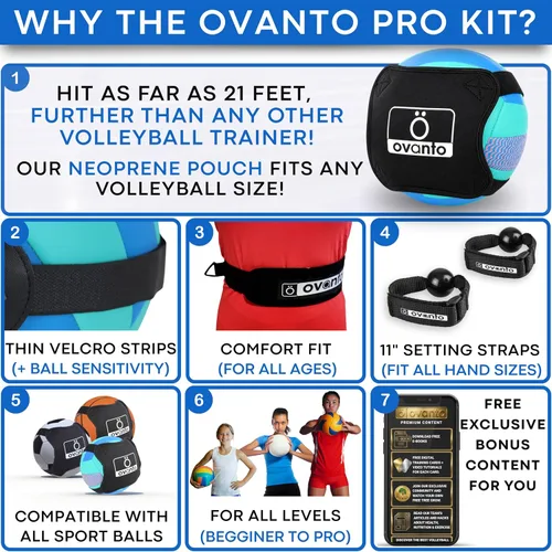 Vista 4 de OVANTO Volleyball Training Equipment Kit