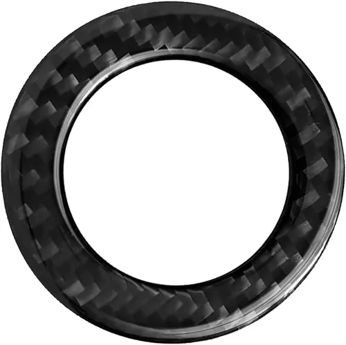 Vista 4 de SUNJIKA Compatible con 1 pieza de cubierta de botón de arranque de motor de fibra de carbono, accesorio para Ford Explorer 2013 2014 2015 2016 2017