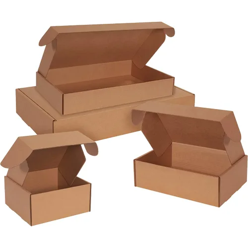 Vista 7 de BOX USA BMFL962K 9" de largo x 6 1/4" de ancho x 2" de alto, Kraft (paquete de 50)