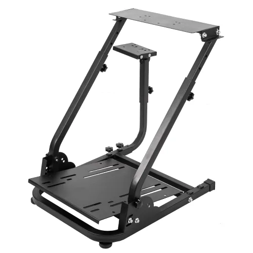 Vista 8 de Marada Racing Wheel Stand with Adjustable Shifter Mount fit for Logitech G920 G29 G923 Thrustmaster T300, Foldable Steering Wheel Stand Gaming