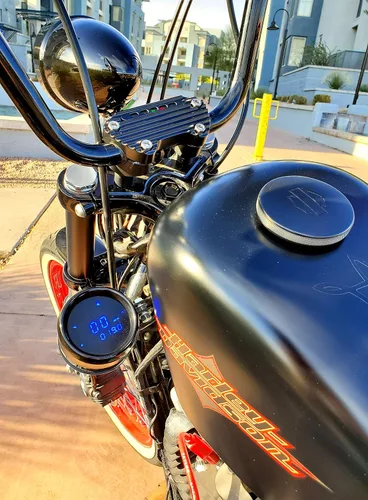 Vista 5 de JBSporty ♤ juego con soporte lateral para velocímetro para Harley Sportster♧