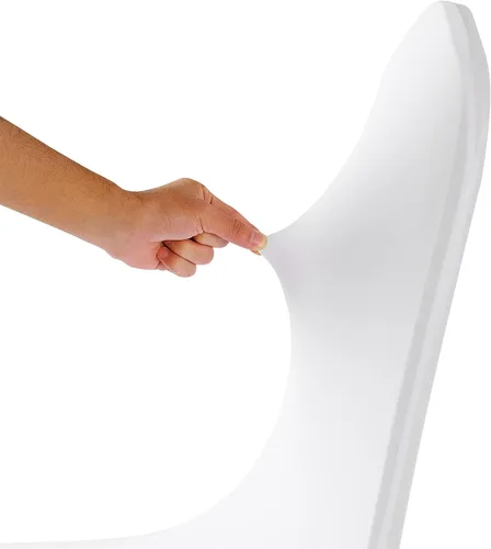 Vista 54 de Funda de elastano para silla, 12 unidades, fundas para silla, fundas para sillas de sala de estar, funda extraíble lavable y elástica para silla