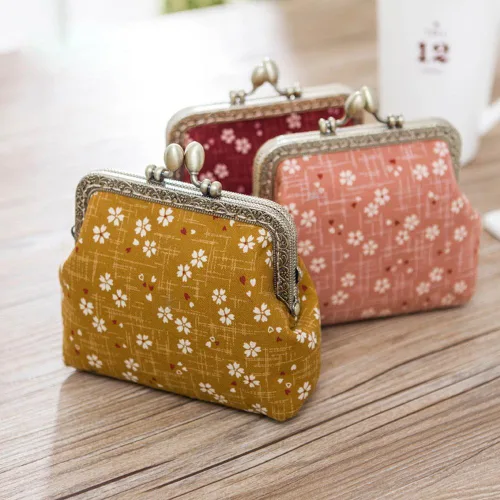 Vista 2 de Jan Dee Sweet Cherry Blossom de la mujer exquisita hebilla cartera