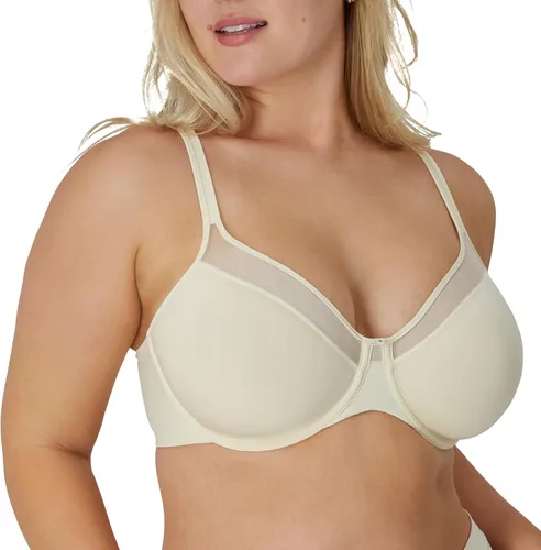 Vista 16 de Bali Women's Underwire T-Shirt Bra – Ultra-Light Smoothing Spacer Bra Negro