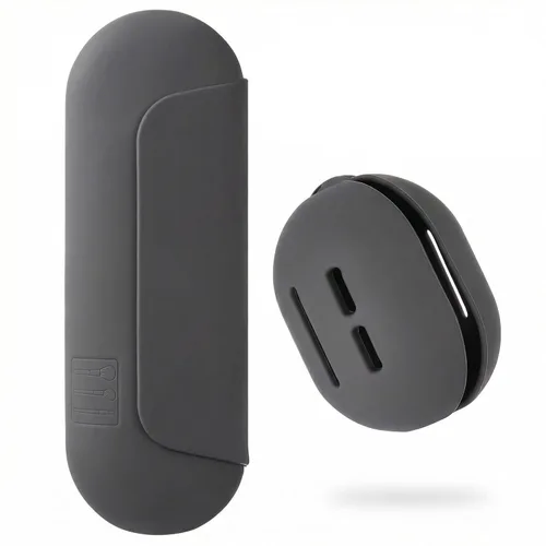 Vista 19 de AGIKET Soporte de silicona para brochas de maquillaje, bolsa de cosméticos de viaje: soporte suave y portátil para brochas cosméticas faciales