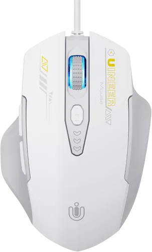 Vista 9 de Uineer Wired Mouse, USB-A Computer Mouse with 6 Buttons,Adjustable