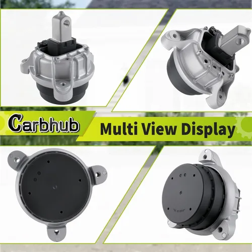 Vista 7 de Carbhub 22116786528 Soporte de motor izquierdo derecho para BMW 528i 535i 640i 740i Gran Coupe GT Base Sedan 3.0L 4.4L 6.0L 2010-2018 Soporte