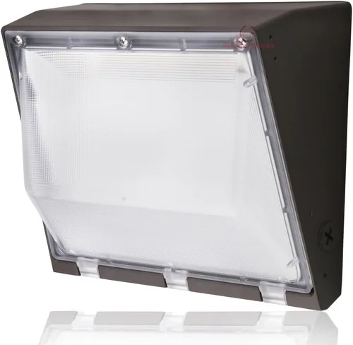 Vista 2 de Paquete de luz LED de 40 W para pared - 4,700 lúmenes, alta eficiencia, 120 lúmenes a vatios, blanco brillante 5,000 K, reemplaza 300-400 W, calidad
