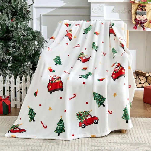 Vista 16 de Edenleaf - Manta de forro polar a cuadros negros para sofá, cálida decoración del hogar Ultra Soft Cozy Fuzzy Blanket for Bed Sofa, Fluffy