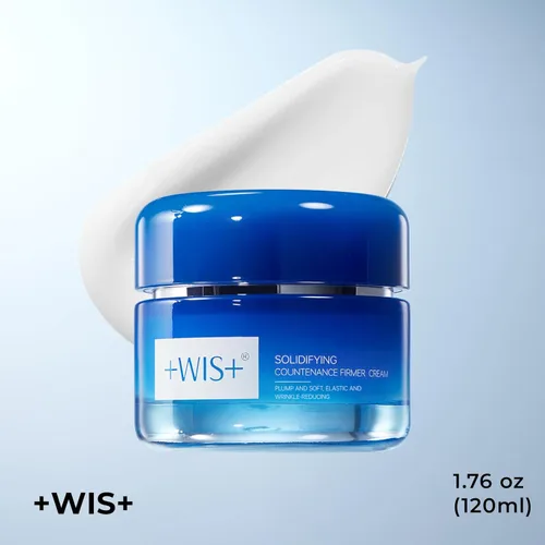 Vista 7 de +WIS+ Crema potenciadora de colágeno con péptidos 6X, hidratante péptido, crema facial reafirmante antienvejecimiento con ácido hialurónico