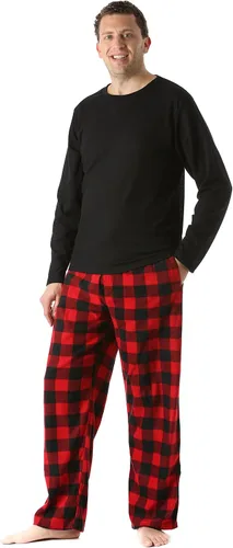 Vista 2 de #followme - Juego de pijama con pantalón de forro polar para hombre