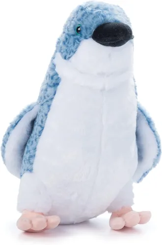 Vista 2 de The Petting Zoo Peluche de pingüino azul, regalos para niños, animales marinos Wild Onez, juguete de peluche de pingüino Zoologee de 12 pulgadas