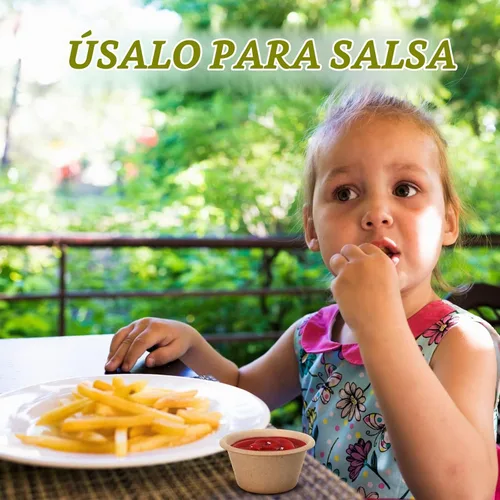 Vista 7 de Sieral Vasos de fibra de bagazo natural de 2 onzas, comida desechable, caña de azúcar, pequeña porción de muestra, biodegradables, compostables