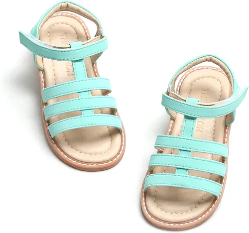 Vista 199 de THEE BRON Sandalias cómodas para niñas, zapatos para niños, sandalias rellenas