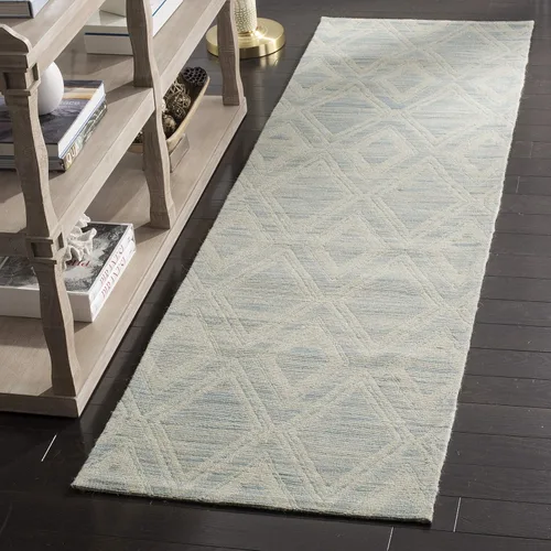 Vista 20 de SAFAVIEH Marbella Collection - Alfombra decorativa, 2 pies 3 pulgadas x 4 pies, color plateado y marfil, diseño de transición, ideal para zonas