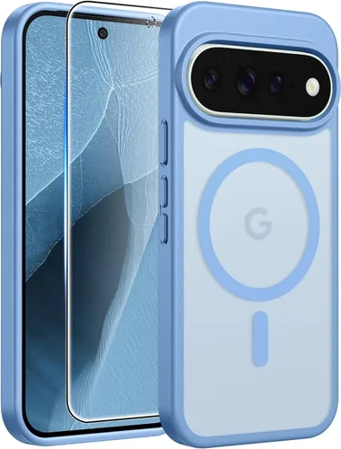 Vista 44 de FNTCASE - Funda para iPhone 16 Pro: magnética, mate, translúcida, de grado militar, protectora contra caídas, resistente, fina, duradera y a prueba