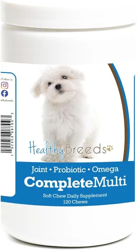Vista 6 de Healthy Breeds Affenpinscher todo en uno multivitamínico suave masticable 120