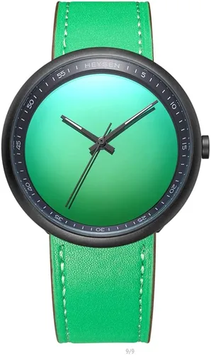 Vista 2 de HEYSEN Japanese Quartz Movement Watches for Women-Unisex Fashion Gifts Couples Watches-Avant-Garde INS Style Ultra-Thin Simple and Cool Waterproof