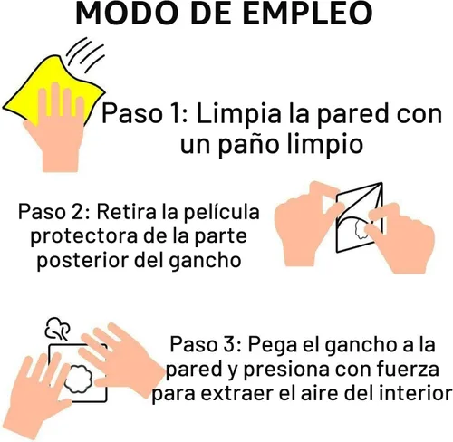 Vista 7 de Jwxstore Paquete de 12 ganchos autoadhesivos resistentes, 33 libras máximo, transparentes, impermeables, ganchos de pared adhesivos para llaves