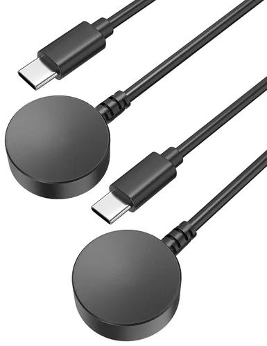 Vista 6 de Cargador USB C compatible con Samsung Galaxy Watch 7/Ultra/FE/ 6/6 Classic/5/5 Pro/4/4 Classic/3/Active 2/Cable de carga activo tipo C