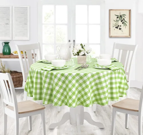 Vista 32 de Home Bargains Plus Country Rustic Buffalo - Juego de 4 manteles individuales de algodón a cuadros, color negro, a cuadros, de fácil cuidado