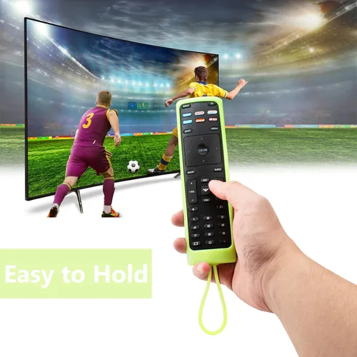 Vista 6 de Paquete de 2 fundas para control remoto Vizio, compatible con Vizio Remote Case XRT136 / XRT140 Series Universal Smart TV Control Funda de silicona