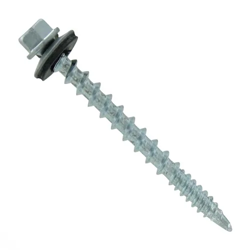 Vista 25 de Fasteners Plus ST Fastening Kwikseal Woodbinder Tornillos de Metal a Madera #10 X 1 Burgundy con Arandela de Goma EPDM, 250 Unidades - Diseñados