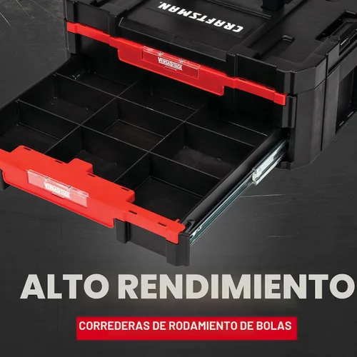 Vista 5 de CRAFTSMAN Caja de herramientas de plástico con cajones, organizador y almacenamiento (CMST17804)