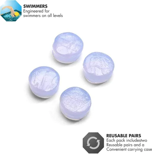 Vista 3 de Tyr Paquete de 6 pares de tapones para los oídos de silicona suave