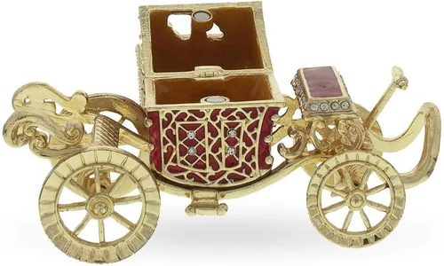 Vista 4 de BestPysanky Estatuilla de caja de joyería de entrenador de coronación