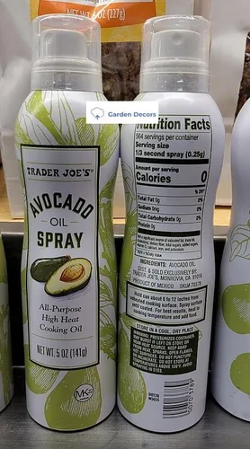 Vista 2 de Trader Joe's2 Trader Joe's - Aceite de aguacate en aerosol multiusos de alta temperatura, 5 onzas, 4.97 oz (dos latas)