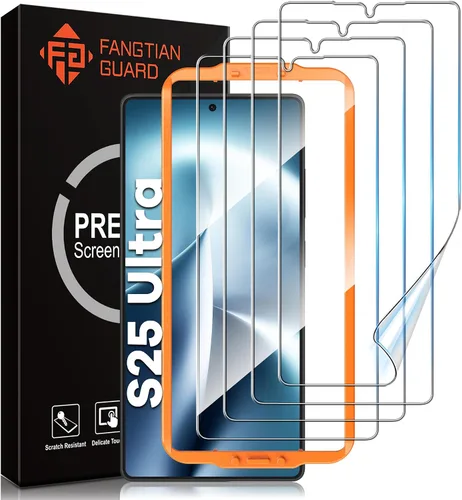 Vista 10 de FANGTIAN - Paquete de 3 protectores de pantalla para Samsung Galaxy S21 FE (6.4 pulgadas) HD transparente, desbloqueo de huellas dactilares