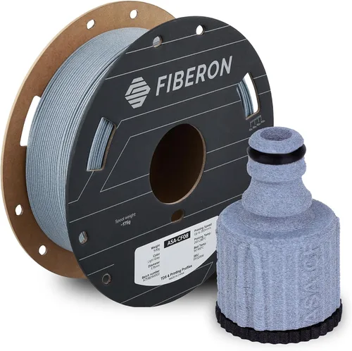 Vista 34 de Polymaker Fiberon ASA-CF08 Filamento ASA de fibra de carbono de 0.07 in 4.370 - 0.07 in Fiberon Asa-cf08 Negro 1.1 lbs (Código hexagonal: #000000)
