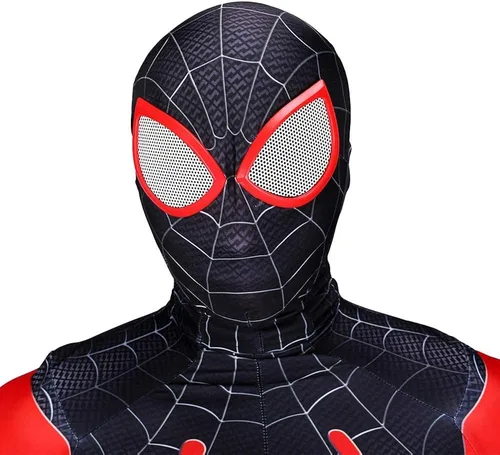 Vista 6 de Disfraz de Gwen para adultos y niños buena elasticidad y transpirabilidad traje de cosplay de Halloween