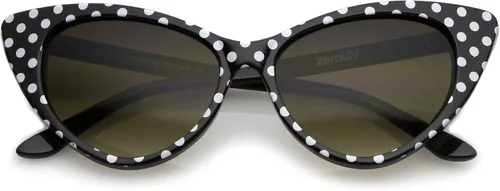Vista 2 de zeroUV - Lentes de sol para mujer diseño retro de grandes ojos de gato 2126 pulgadas