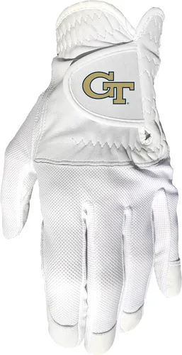 Vista 12 de Guante de golf para mano izquierda de Team Golf NCAA para hombre, para jugadores diestros, talla única, incluye marcador de bola magnético extraíble