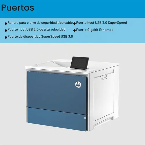 Vista 10 de HP Impresora Color LaserJet Enterprise 5700dn, la mejor para empresas (6QN28A)