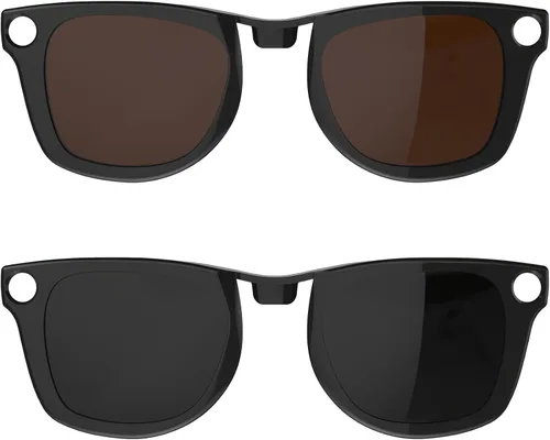 Vista 17 de HIBLOKS 2 clips polarizados para Ray-Ban Meta Wayfarer
