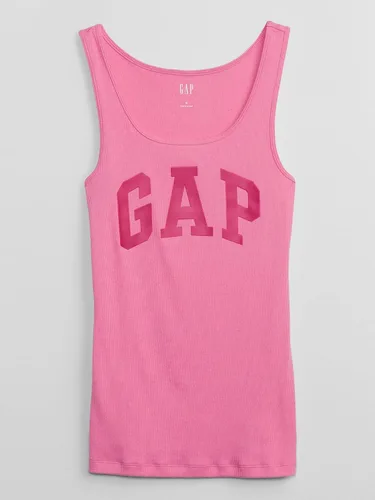 Vista 5 de GAP Women's Ribbed Tank Top Logo