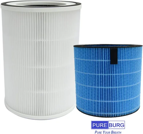 Vista 5 de PUREBURG Juego de filtros de repuesto compatible con Afloia MIRO PRO, purificador de aire humidificador 2 en 1 de KILO PRO, H13 HEPA con filtro