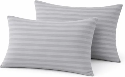 Vista 9 de COTTON STICH Juego de 2 fundas de almohada para niños pequeños, mini fundas de almohada de algodón de 600 hilos, fundas de almohada suaves y ligeras