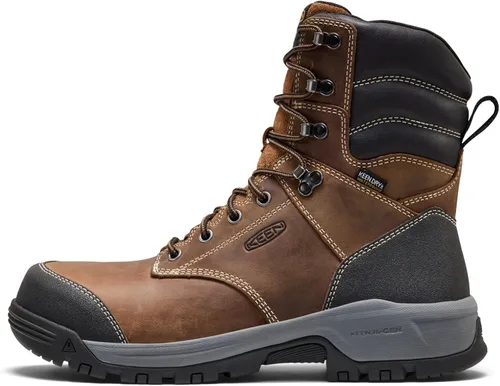 Vista 3 de KEEN Utility Botas de trabajo impermeables Evanston de 8" con punta compuesta para hombre