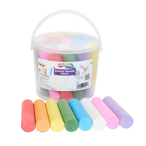 Vista 6 de Colorations Juego de 18 huevos de tiza gruesa, para niños y niños pequeños, de fácil agarre, no tóxicos, colores surtidos, 2 1/8 x 1 1/2 pulgadas