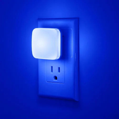 Vista 10 de LED Night Lights Plug Into Wall, Motion Sensor Foldable 2 Pack Night Light with Dusk to Dawn Sensor, 2000K/3000K/5000K Adjustable Brightness for