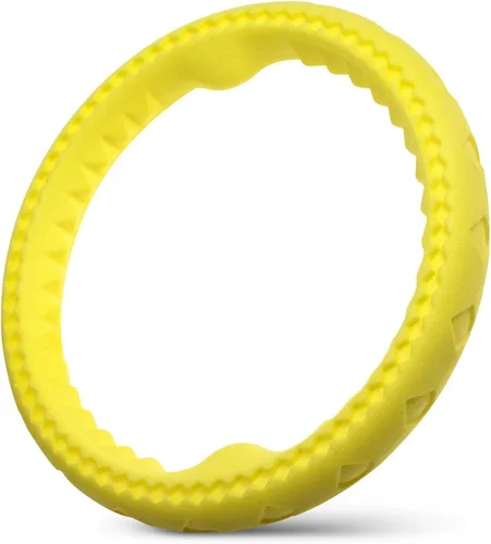 Vista 13 de Pelota de golosinas para perros, fútbol de goma suave, resistente a las golosinas dentales y mordeduras, duradero, no tóxico, juguete