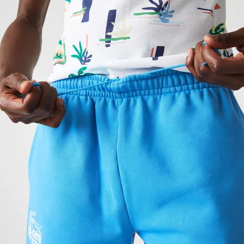 Vista 2 de Lacoste Pantalones cortos de vellón con estampado para hombre