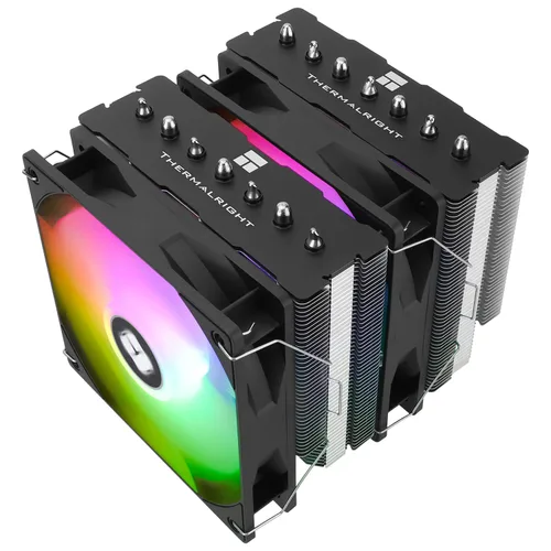 Vista 8 de Thermalright PS120SE Enfriador de aire para CPU, enfriador de CPU con 7 tubos de calor, ventilador dual TL-C12B V2 PWM, tecnología AGHP 4.0