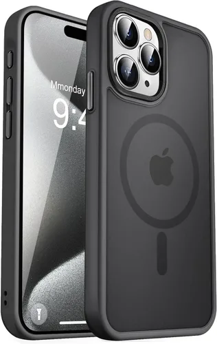 Vista 101 de MOCCA - Funda magnética resistente para iPhone XR de 6.1 pulgadas, compatible con MagSafe, funda con protección contra caídas de grado militar