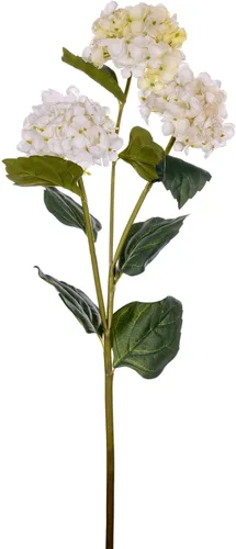 Vista 9 de Vickerman Espray de hortensias artificiales burdeos de 33 pulgadas con tres cabezas de flores, 2 por bolsa.