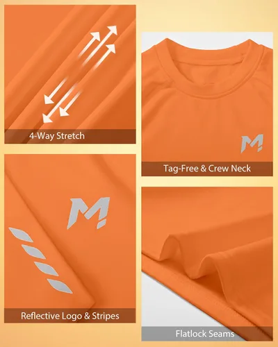 Vista 10 de Moozava Camiseta térmica de compresión para niños, manga larga, forro polar, para jóvenes, para fútbol, béisbol, fútbol, capa base